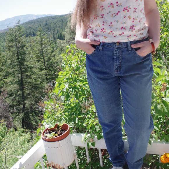 Vintage High Rise Lee Relaxed Fit Made In Mexico Women's Jeans - Picture 2 of 6